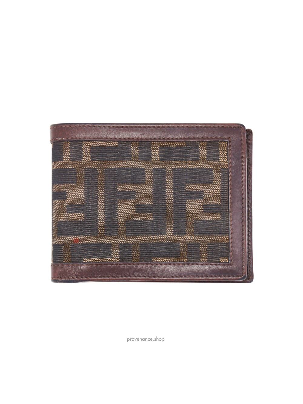 🔴 Fendi Bifold Wallet - FF Zucca